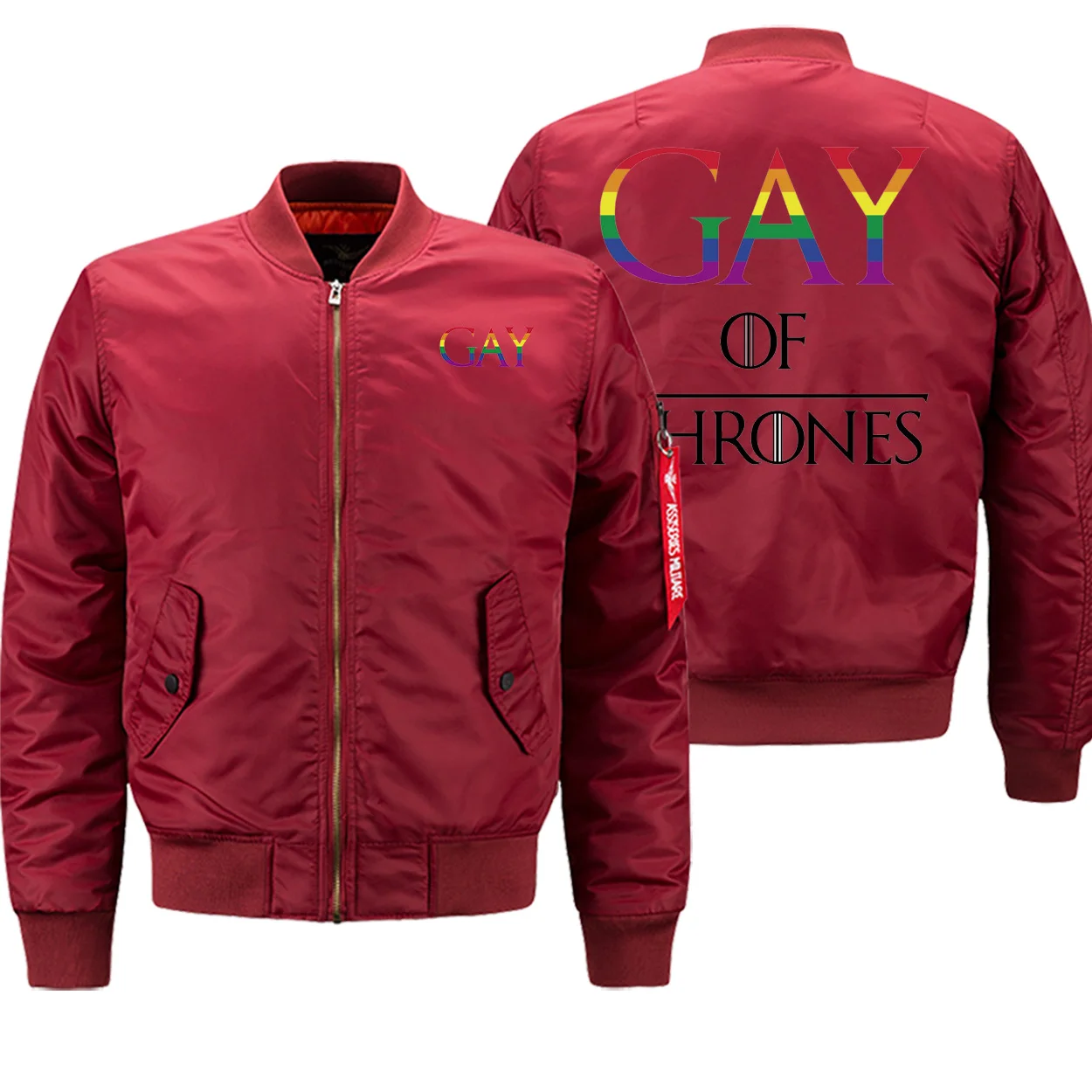 Gay Of Thrones Gay Pride зима горячая Распродажа модная куртка одежда в стиле хип-хоп мотоциклетные забавные куртки-бомберы мужская теплая одежда