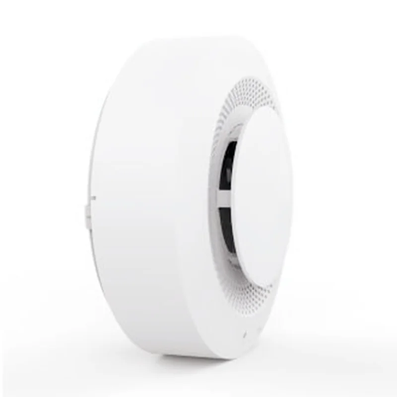 Fire Alarm Smoke Detector Sensor With 10 Years Battery Life Audible Visual Security Alarm with Tuya APP SOS Emergency Alert
