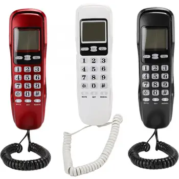 

Landline Telephone Corded Home Office Hotel Telephone Support Caller ID Display FSK and DTMF Dual System mini phone