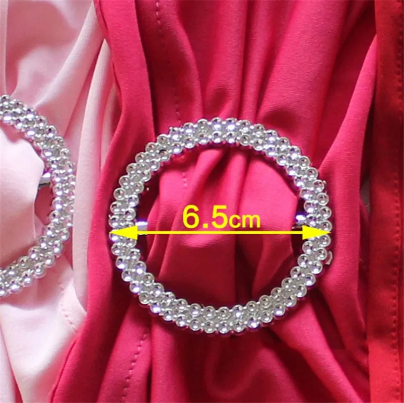 Разноцветный пояс из спандекса для стула с круглыми пряжками лента лайкры