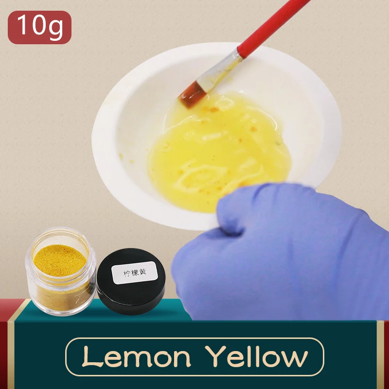 Fabric Dye Pigment Lemon Yellow 10g For Dye Clothes,feather,bamboo,eggs