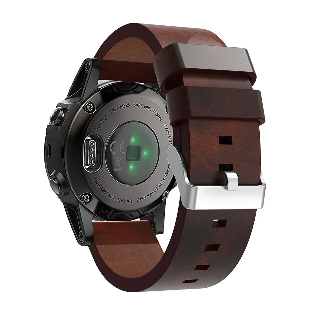 Für Garmin Fenix 5S/5S plus business lederband Für Garmin Fenix 6S frontier/klassische ersatz-armband zubehör