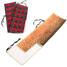 Maxcatch, уплотненная хлопковая ткань, Защитная сумка для 2,7 м, 4 шт., удочка для ловли нахлыстом, прочная, 33,5*6,7 дюйма/32,7*8,7 дюйма, сумка