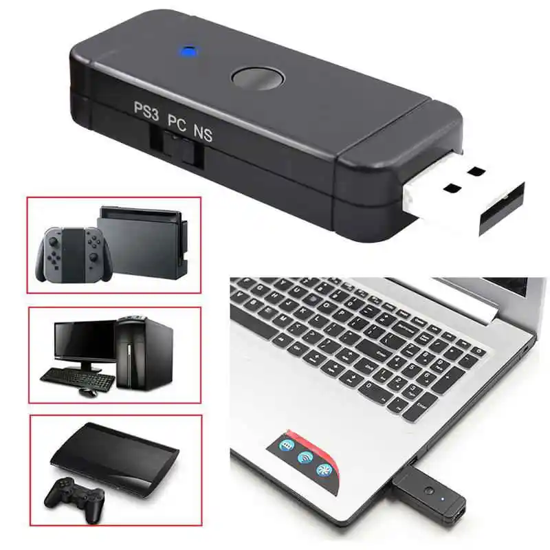 Ipega портативный Usb проводной Bluetooth игровой контроллер адаптер геймпад крепление и аксессуары для nintendo переключатель ПК