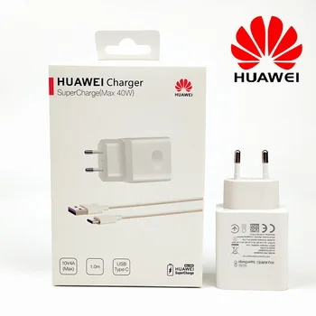 

Huawei Mate 30 Pro Supercharge Charger Original 40W Fast Charge Usb Wall Adapter For Nova 5t 5 P20 P30 pro Honor 20 V20 10