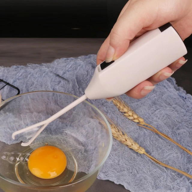 1pc Electric Handheld Egg Beater, Mini Milk Frother, Baking Whisk, Quick  Mixer For Cream, Rechargeable Stirring Rod For Home