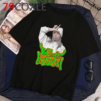 

Billie Eilish Hip Hop T Shirt Men/women Bad Guy Funny Cartoon T-shirt No Time To Die Aesthetic Graphic Cool Tshirt Top Tees Male