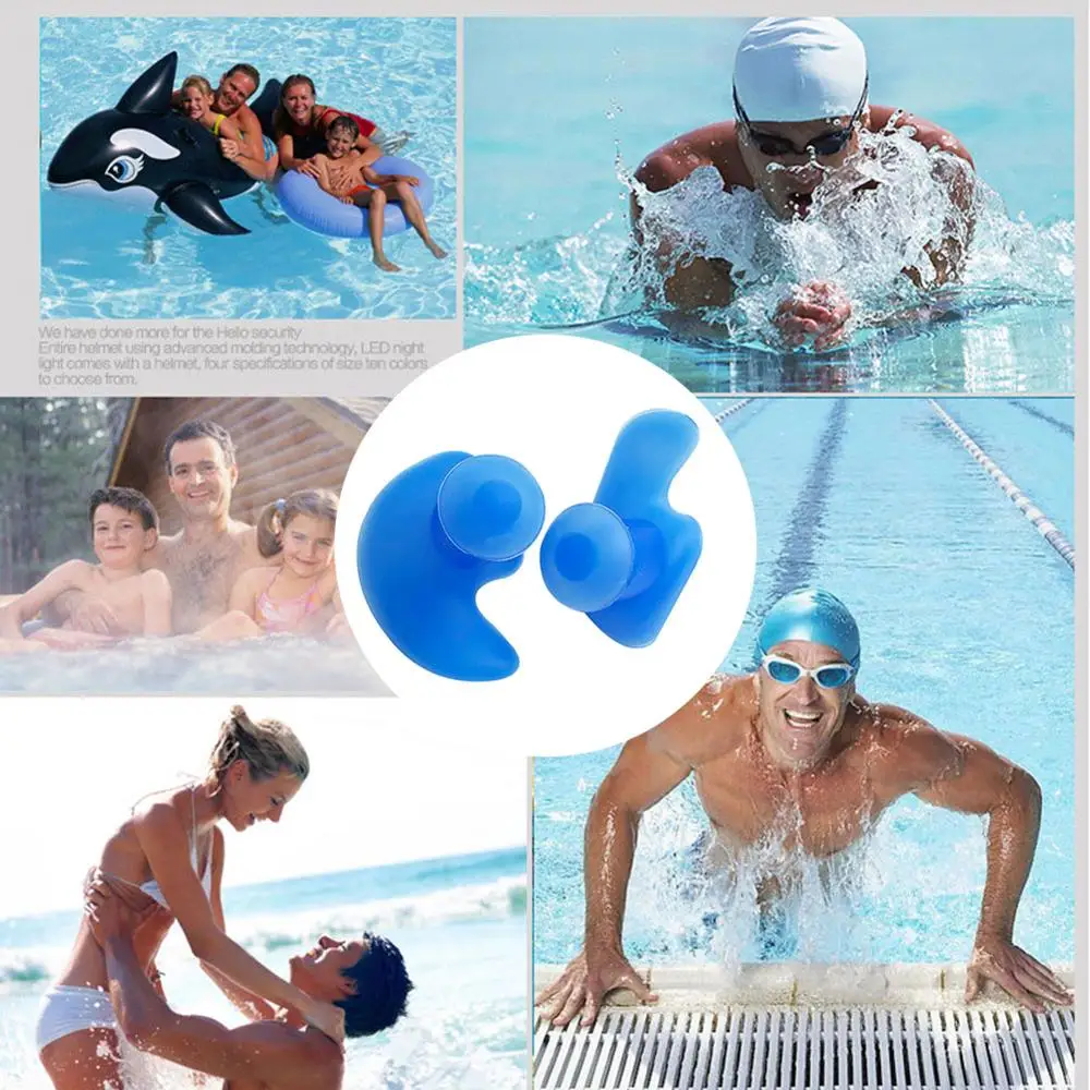 

NEW 6Pairs box-packed comfort earplugs noise reduction silicone Soft Ear Plugs Swimming Silicone Earplugs Protective for sleep