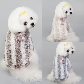 

Winter Warm Fleece Pet Clothes Puppy Clothing Cherry Dog Clothes Chihuahua French Bulldog Dog Vest Coat Dogs Cat Pet Supplies