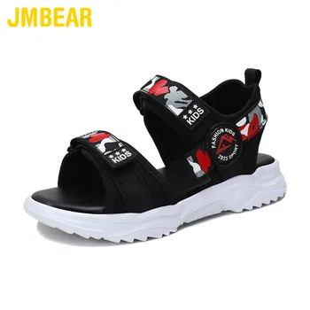 

JMBEAR children's shoes summer new fashion casual printed soft bottom non-slip comfortable beach sandals 521