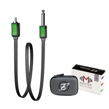 

EZ Master Flat RCA Cord Tattoo Clip Cord Silicone Jacket Cable with EZ Tattoo Mini Case for Tattoo machine and power supply