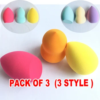 

1pcs,3pcs/Pack New Make Up Sponge Makeup Beauty Foundation Blender Buffer Puff Set