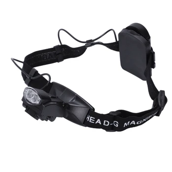 

5 Lens LED Light Lamp Loop Head Headband Magnifier Magnifying Glass Loupe 1-3.5X