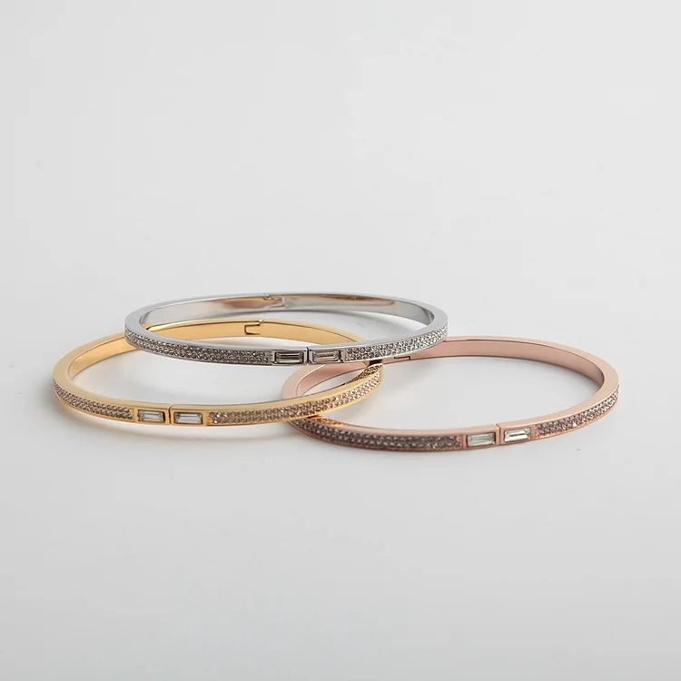European and American commuter style jewelry simple can be large slightly bangle three colors | Украшения и аксессуары