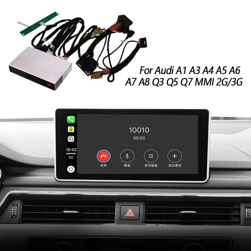 Беспроводная Wi-Fi IOS Apple CarPlay 2 Din Android Автомобильная Модифицированная радио для Audi A1 A3 A4 A5 A6 A7 A8 Q3 Q5 Q7 MMI 2G/3g Автомобильная игровая коробка