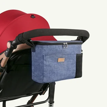 

Mummy Bag for Stroller with Shoulder Strap Large Storage Space Waterproof Universal Stroller Organizer