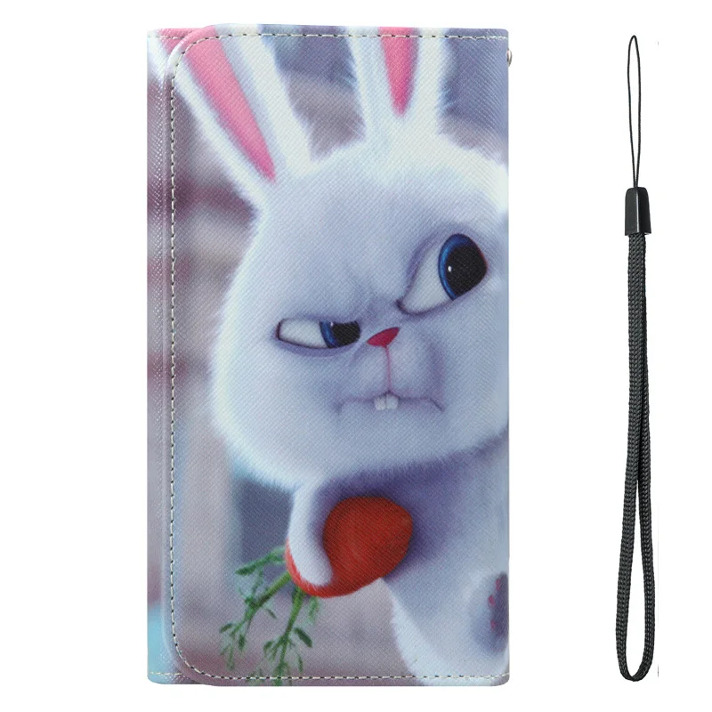 Для LG G4 G4c G4s Stylus Max Ray Magna F60 F70 L90 L80 Zero V10 Spirit Google Nexus 5X Joy Leon LTE кошелек чехол для телефона - Цвет: White Rabbit