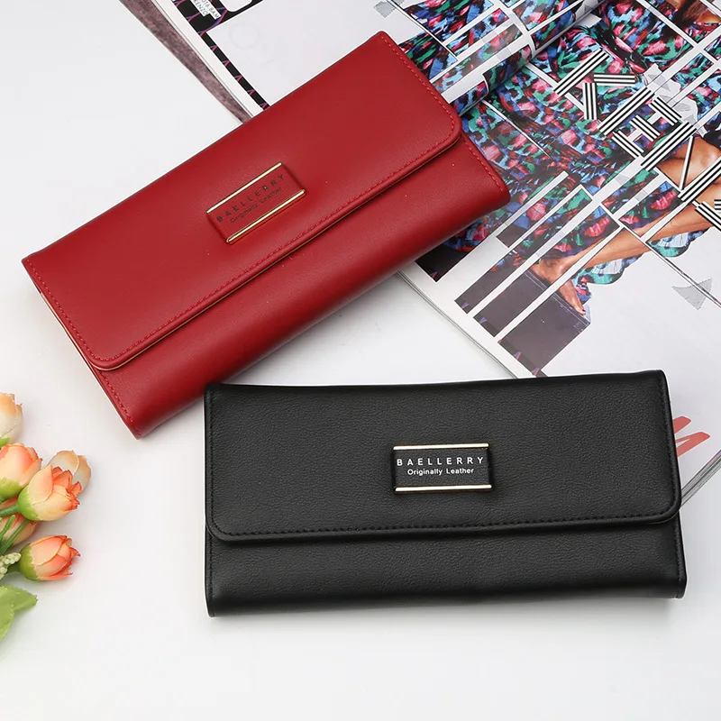 

Baellerry Women's Wallet Korean-style Fashion Multi-functional Clutch Bag Large Capacity Multi Card Bit Long Wallet