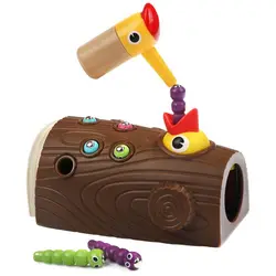 Дятел Кормление игра магнитный захват рук глаз и тонкой моторики раннего образования головоломки детские игрушки