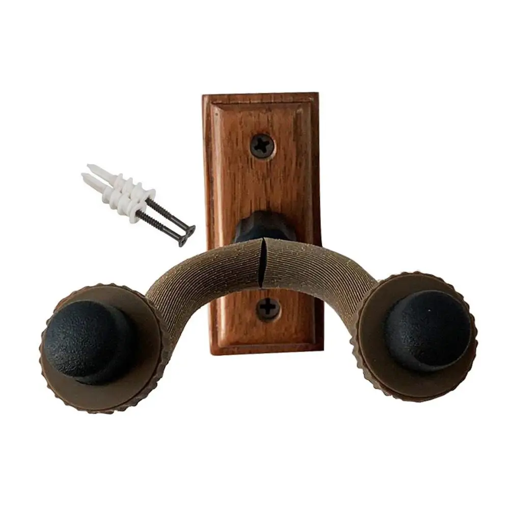 Гитарный крюк черный из орехового дерева для Гитары держатель гитары настенные