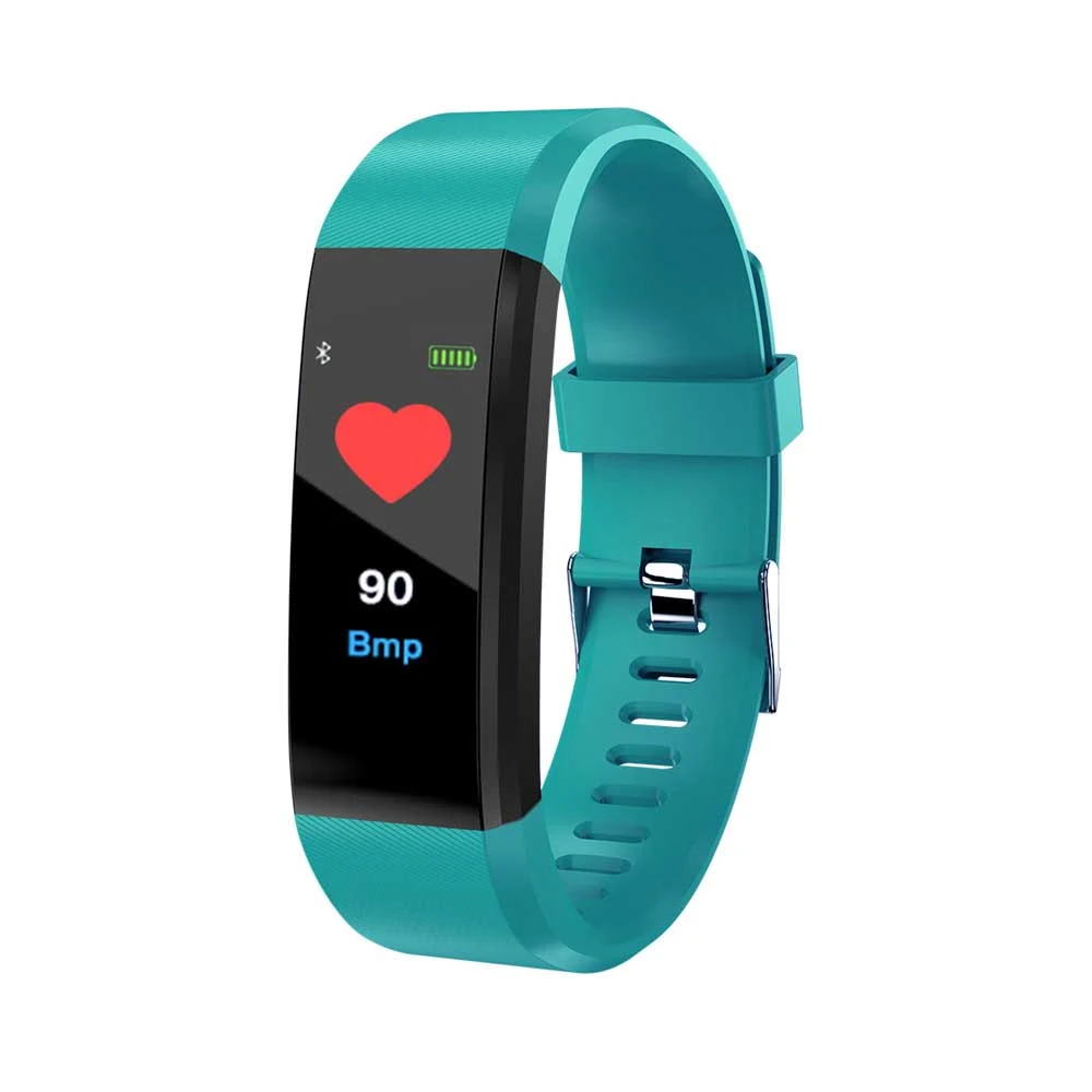 RYQCF0001GN Rovtop 115 Plus Smart Wristbands Blood Pressure Watch Fitness Tracker Heart Rate Monitor Band Smart Activity Tracker Bracelet - Цвет: RYQCF0001GN