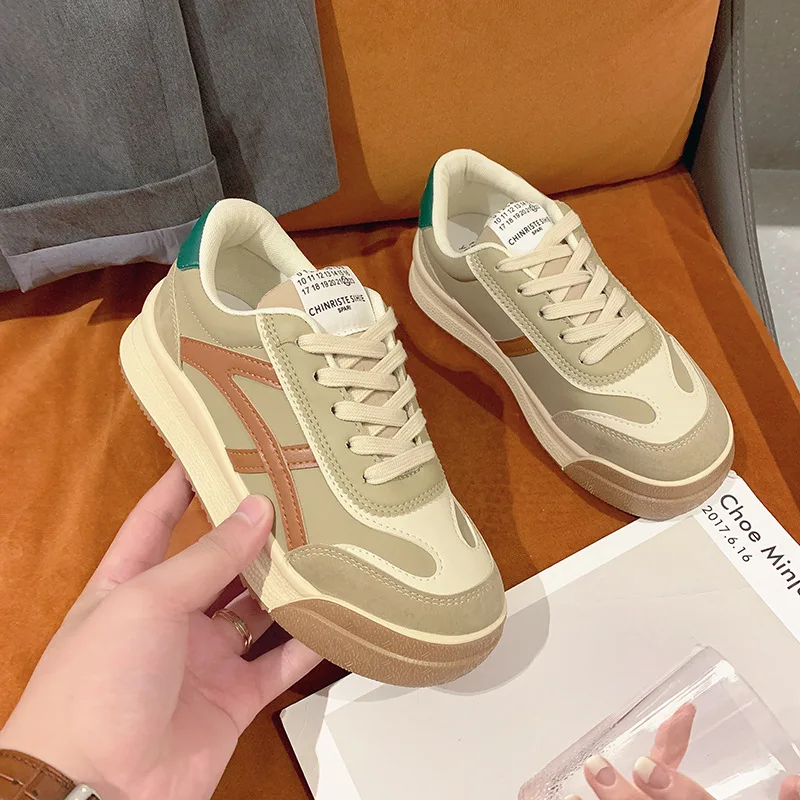 2021 Spring and Autumn New Running Sneakers Trend Small White Shoes Women's Casual All-match Platform Shoes Single Shoes