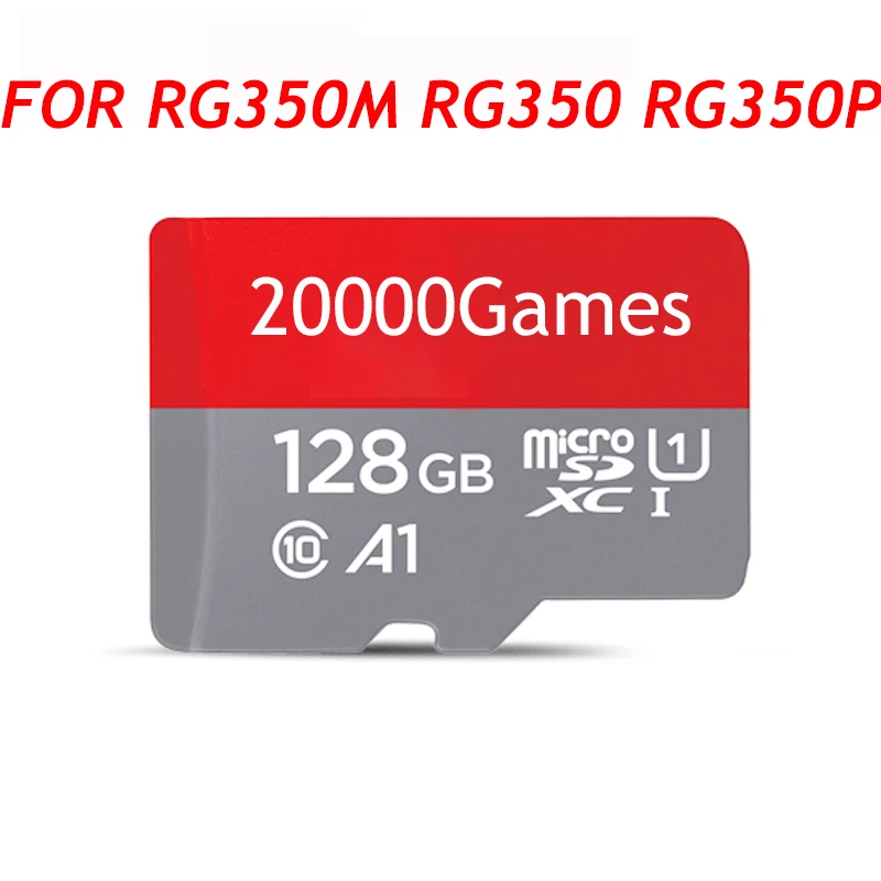 Memory card For RG351M RG351P RG280V RG300X RG350M RG350P RK2020 RK3326 Retro Game with PS1 GBA FBA and many other Emulator Game 