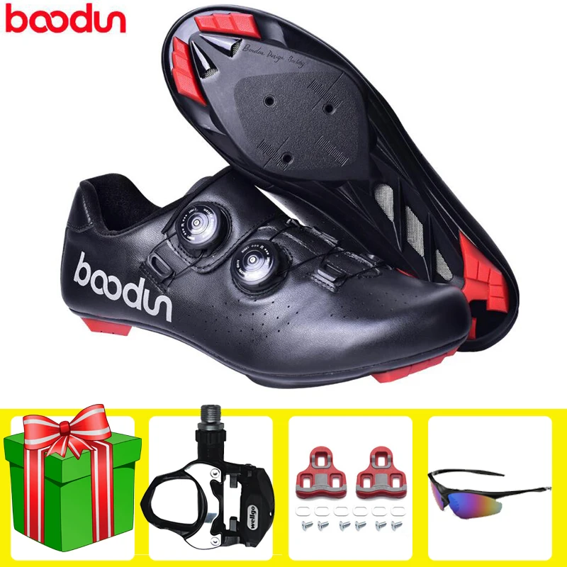 

BOODUN Road Cycling Shoes Professional Road Bike Men Sneakers Women Athletic Comfortable Racing Bicycle Training Sports Shoes