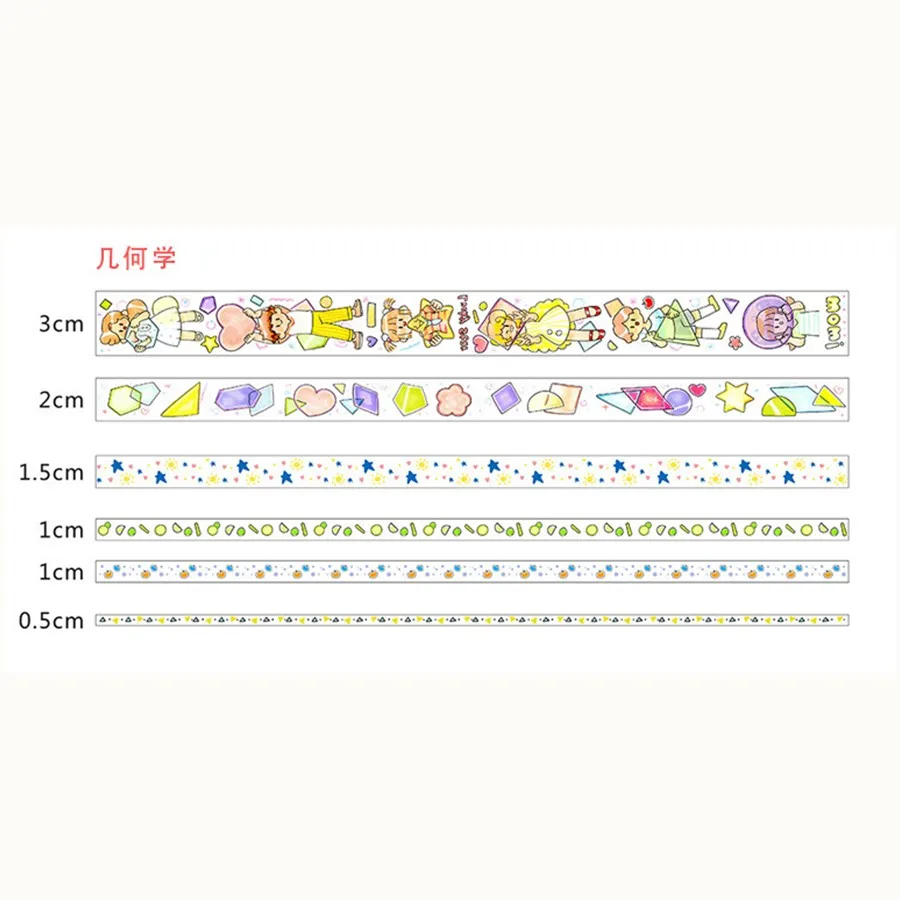 4 6 шт./компл. японский Kawaii для девочек лента Washi Симпатичные завод Бумага изоляционная Декор Скрапбукинг дневник Стикеры DIY Стикеры s - Цвет: 4