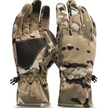 Лыжные перчатки зимние спортивные водонепроницаемые ветрозащитные перчатки теплые перчатки плюс бархатные толстые перчатки с сенсорным экраном