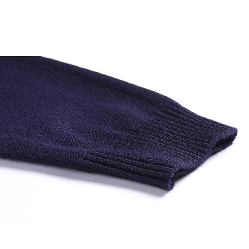 YUSHU осенний модный брендовый Повседневный свитер с v-образным вырезом Slim Fit Мужской свитер в Корейском стиле пуловеры трикотаж