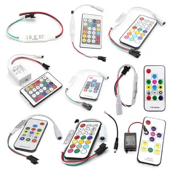 

WS2812B WS2811 SK6812 LED Music Pixel Controller Addressable Wireless RF Control