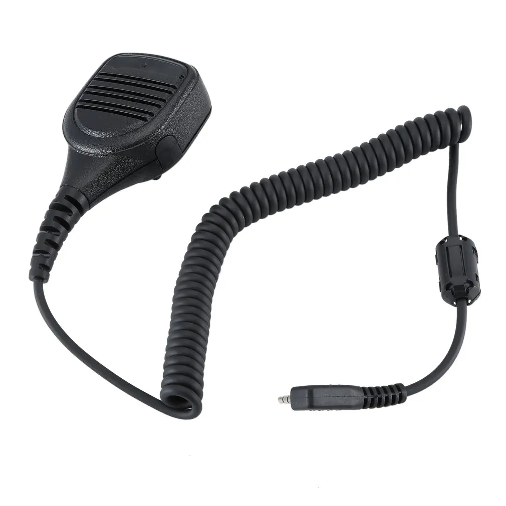 2 Pin Ptt непромокаемый наплечный динамик микрофон для 2 способа радио Walkie Talkie Baofeng Uv-5R Bf-888S Kenwood Tyt Radioddity Gd-77