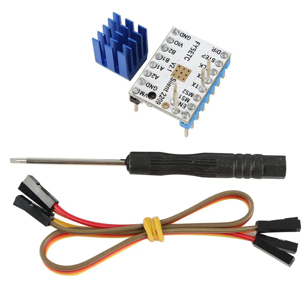 1 шт. 3d принтер части SPI TMC2209 V2.1 шаговый мотор драйвер Stepsticks бесшумный драйвер 256 микрошагов ток 2.8A пик VS TMC2208