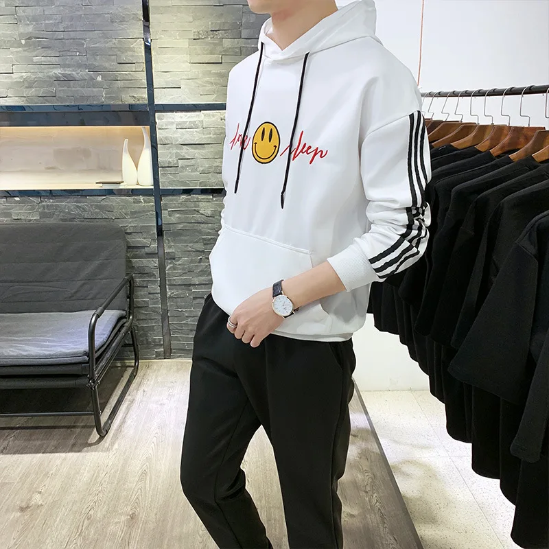 

Spring And Autumn New Style Men Hoodie Suit Cardigan Hooded Sports Set Korean-style Slim Fit Sports Clothing Casual Men's