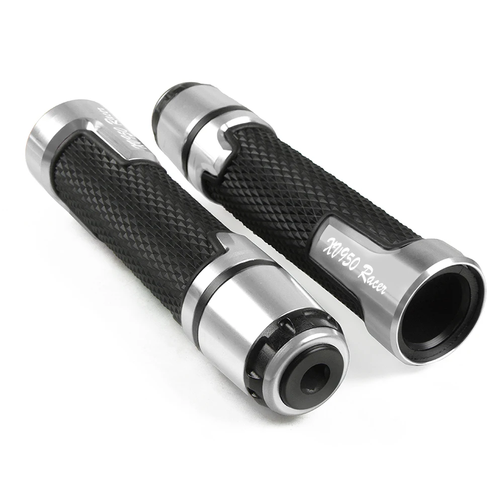 Универсальные CNC алюминиевые аксессуары для мотоциклов, руль, рукоятка, резиновая рукоятка для YAMAHA XV 950 RACER