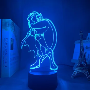 

Batman Led Night Light for Child Kids Bedroom Decor Nightlight Rgb Cool Birthday Gift Acrylic Battery Table Lamp Batman