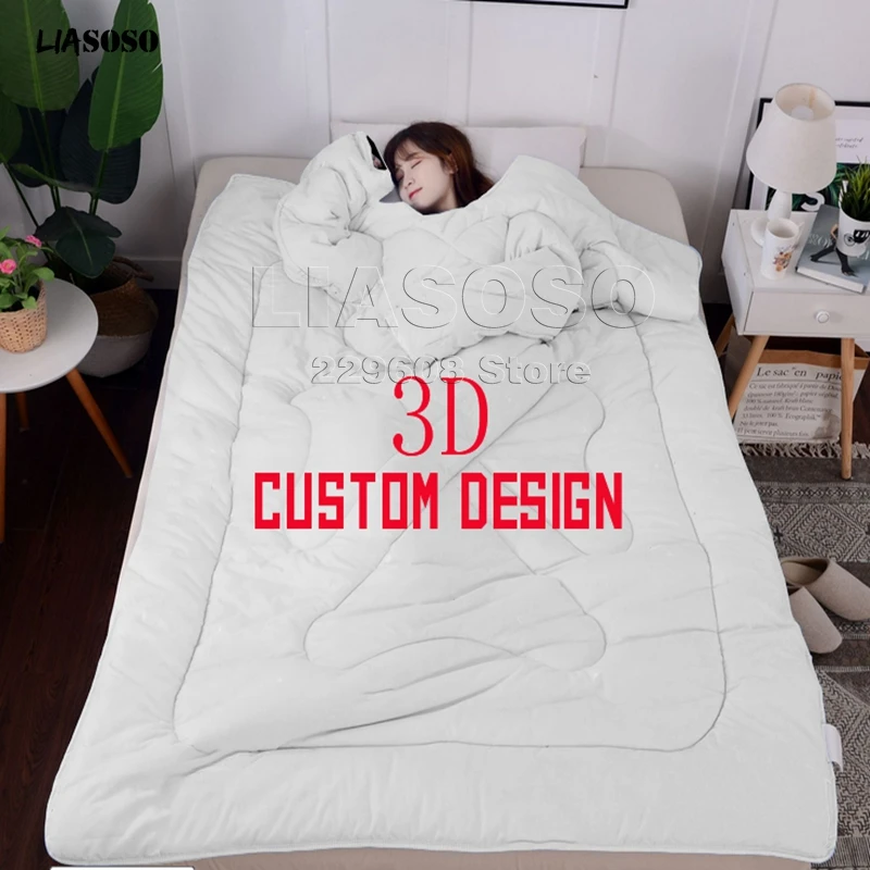 Новое зимнее «ленивое» одеяло с 3D-принтом, с рукавами, одеяло, семейное одеяло, мягкое теплое одеяло, покрывало, одеяло, накидка, одеяло для сна