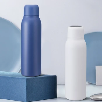 

UV Self Cleaning Water Purifier Bottle Stainless Steel Vacuum Insulated Mug 420ml for Outdoor Hiking Camping Thermos E2S
