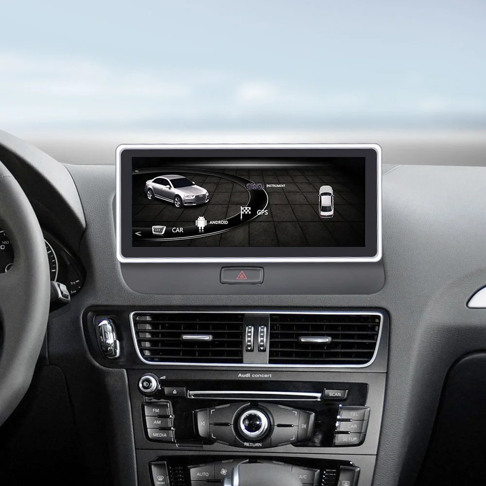 Автомобильный DVD gps плеер для Audi Q5 2009- Android 7,1 2Din автомобильный мультимедийный навигатор Авто Радио 2 ГБ+ 32 ГБ 10,25 ''ips экран