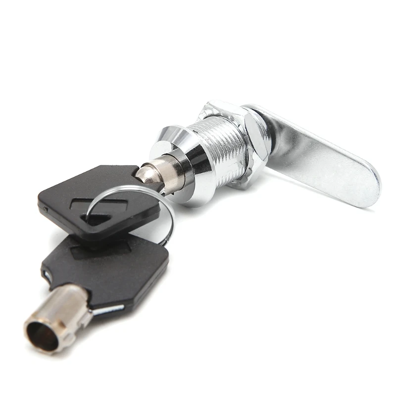 Drawer Tubular Cam Lock For Door Mailbox Cabinet Cupboard w/2 Keys 16-30mm drawer lock