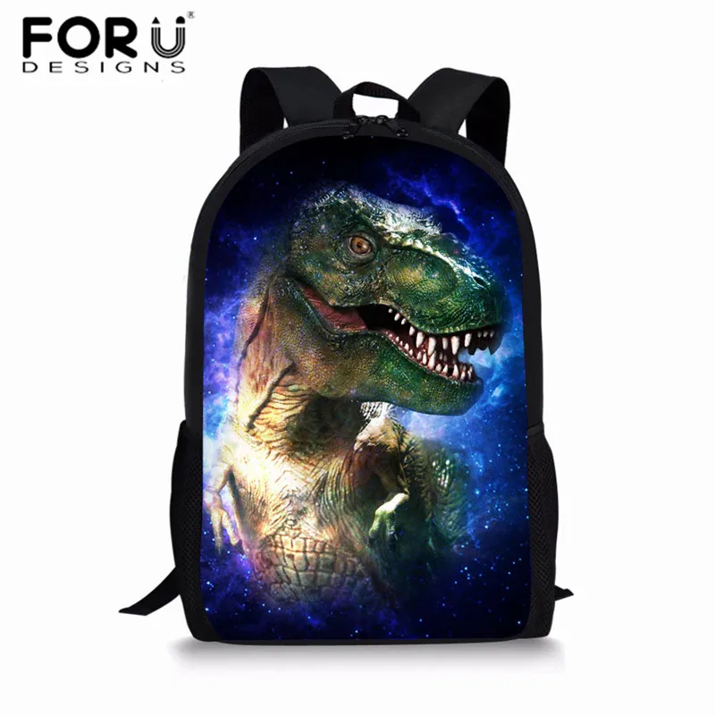 FORUDESIGNS Jurassic World детские школьные ранцы для мальчиков T-rex рюкзак в виде динозавра первичные Детские рюкзаки детская сумка на подарок Mochilas - Цвет: CC3929C