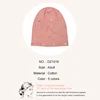 Geebro Women Metal Butterfly Ribbed Skullies&Beanie Caps New Fashion Femme Ladie Soft Elastic Slouch Stretch Slouch Bonnet Hats 6