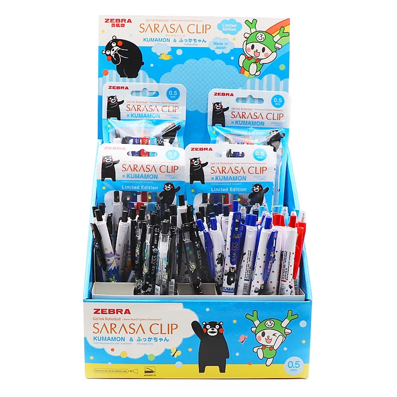 1 шт. Japan Zebra JJ15 набор гелевых ручек SARASA клип 0,5 мм KUMAMON FUKKACHAN ограниченная стационарная кавайные ручки ручка подарок, школьные принадлежности