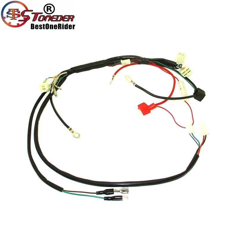 STONEDER жгут проводов для Demon X WPB DHZ M2R 50cc 70cc 90cc 110cc 125cc 140cc 150cc Электрический стартовый двигатель яма Байк