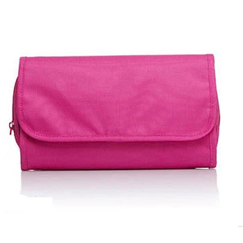 

Toiletry Makeup Bag Solid Hanging Folding With Hook Clear Large Capacity Travel Mesh Home Canvas Storage Wash Pouch Accessories