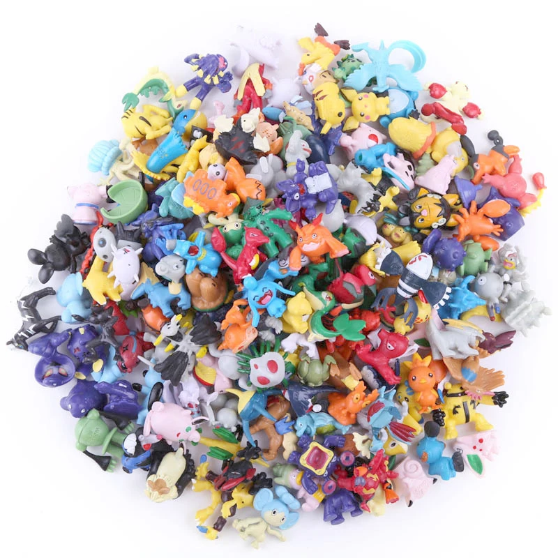 2.5cm-3cm POKEMON figures 144 different styles 24pieces/bag new dolls action figure toys for carta pokemones collectible dolls