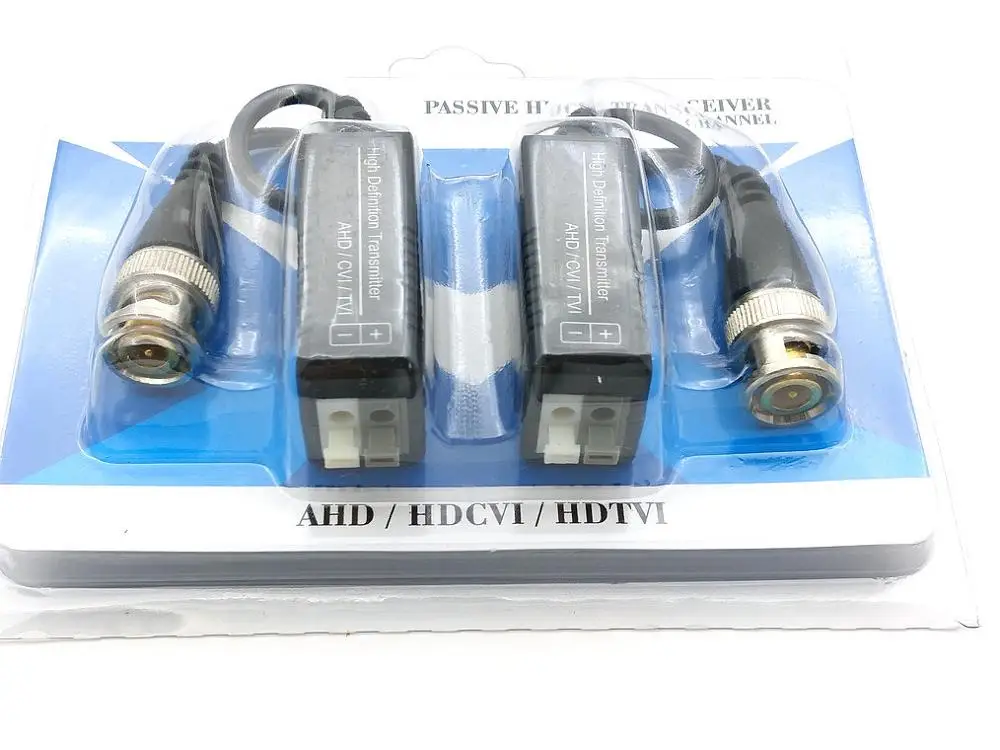 50 пар (100 шт.) Видео Balun Coax BNC к UTP CAT5 для CCTV HD AHD TVI CVI 1080P|Соединители| |