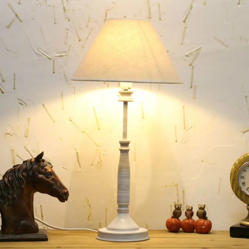 

Simple design fabric table lamp desk lamp for study