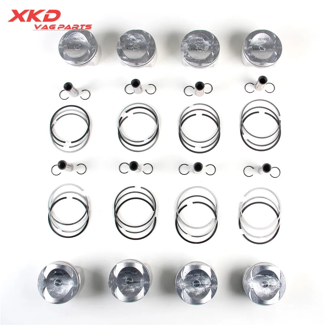 079107065DC V8 4.2L двигатель поршни кольца набор Φ84. 5 мм STD/запястье Φ20 мм подходит для A-UDI A8 Q7 V-W Touareg